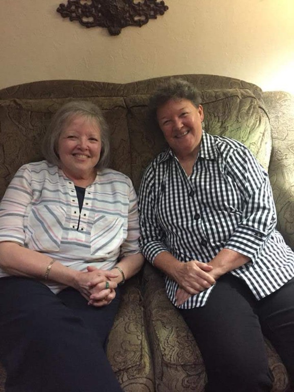 Sue Dalrymple & Debbie Gibson Lee, 50th Reunion 